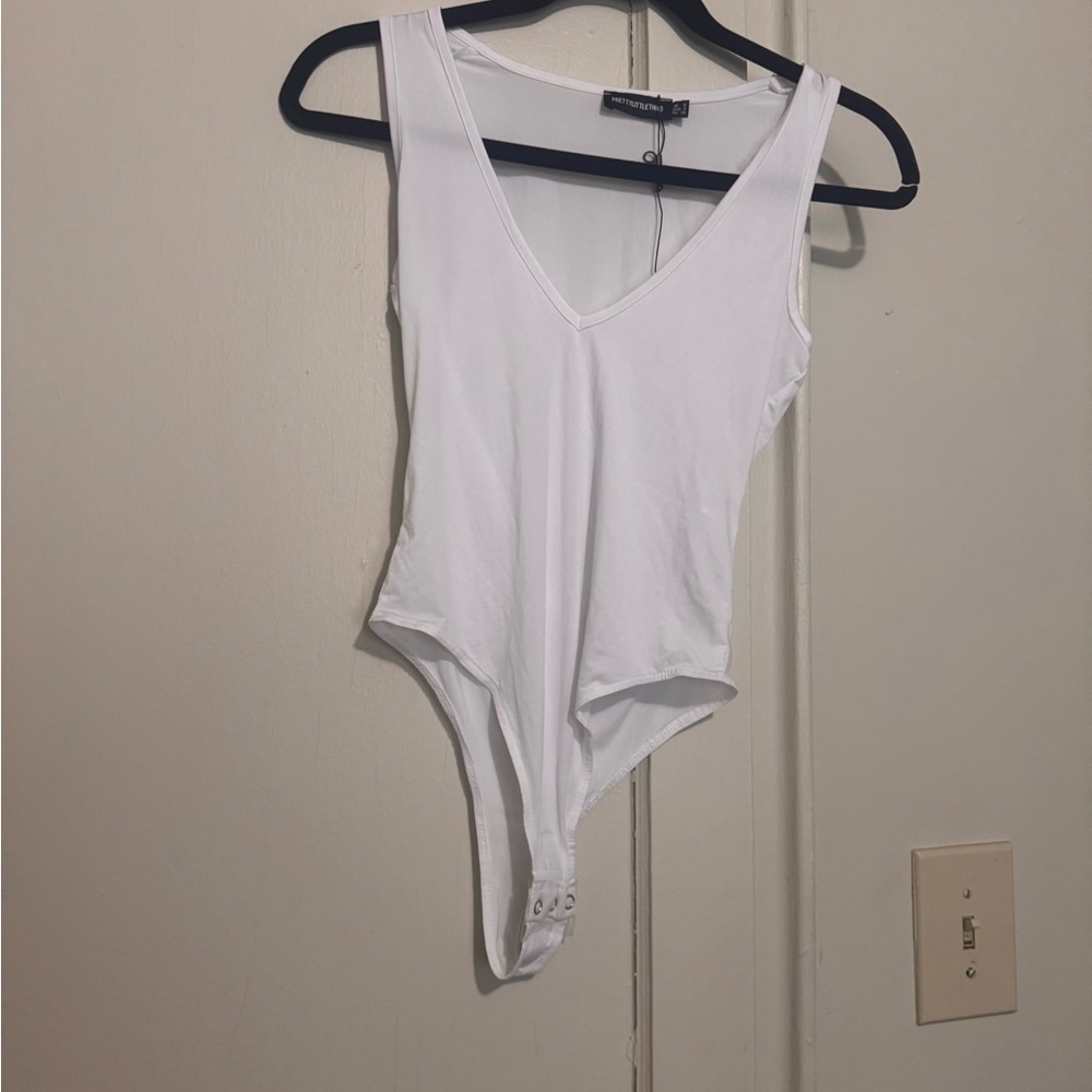 PrettyLittleThing White Bodysuit